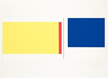 ILYA BOLOTOWSKY Two color screenprints.